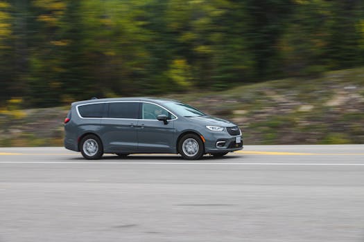 Chrysler Minivan on a Road Trip