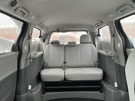 Chrysler minivan interior